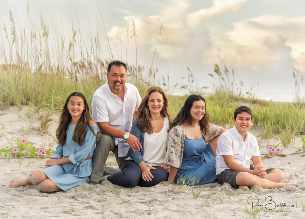 Kenney Family Portrait by Ray Baldino of Baldino Studios in Cocoa Beach